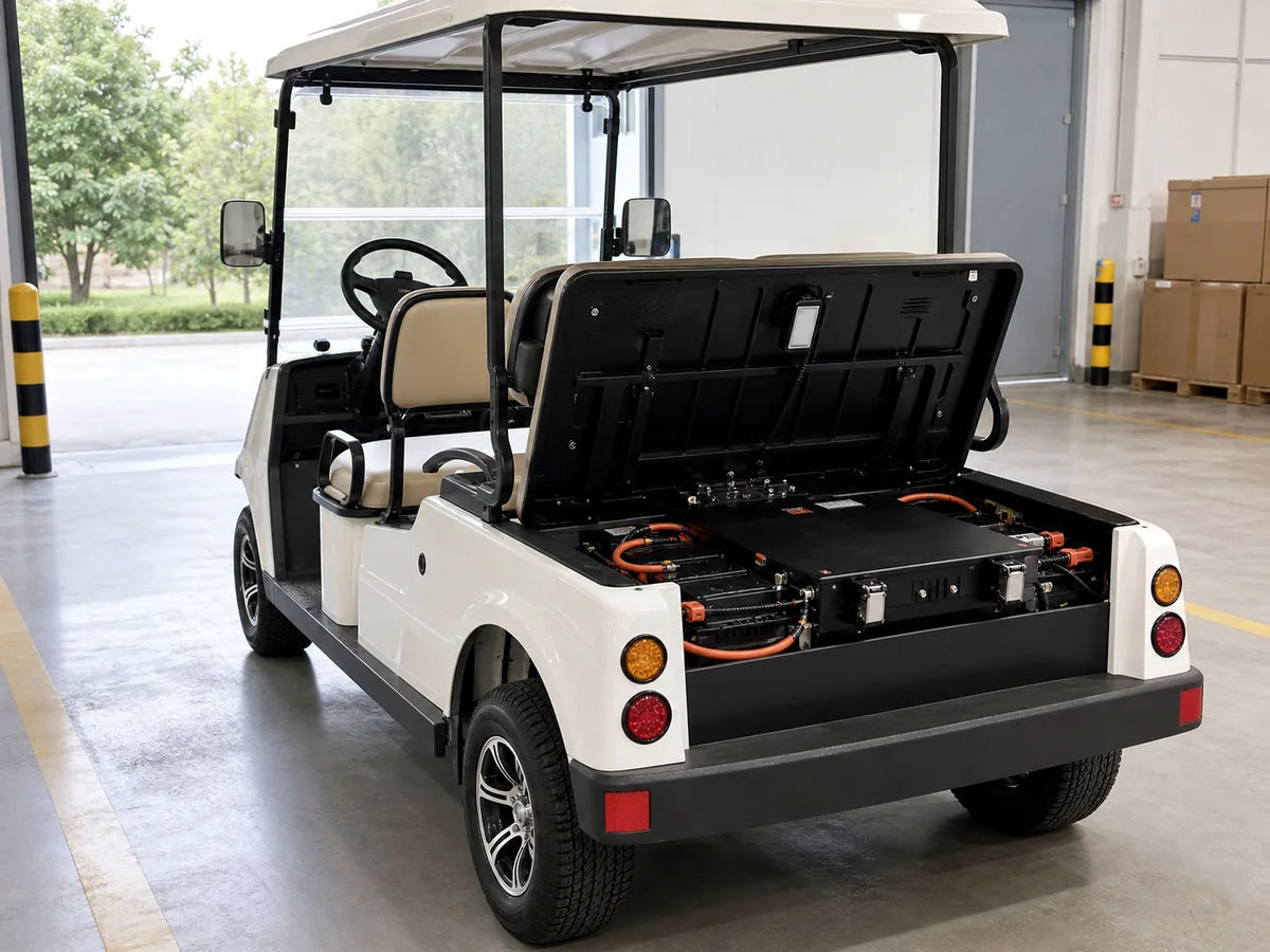 Four-wheel low-speed electric vehicle lithium battery solution