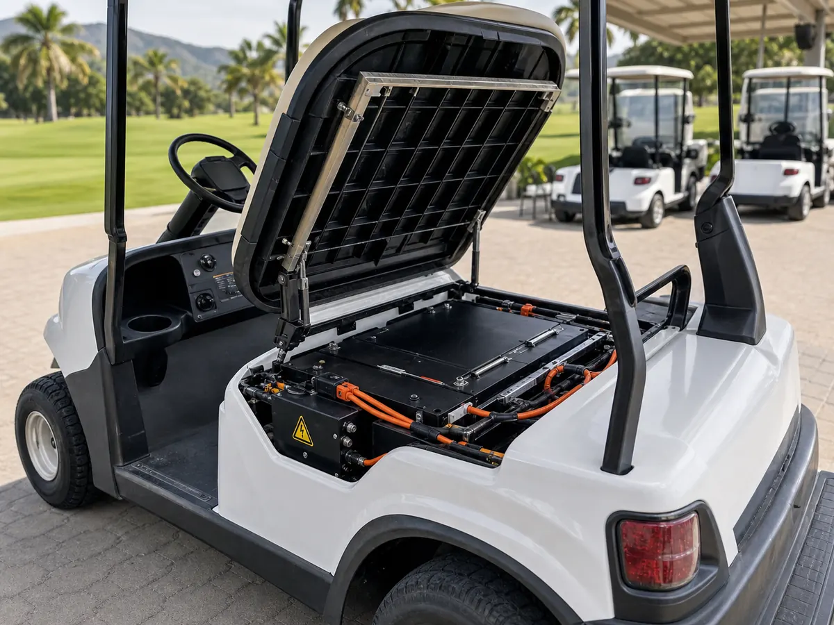Golf cart and utility cart lithium battery conversion
