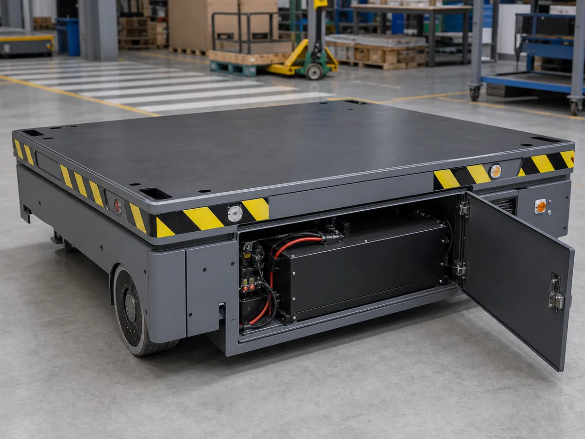 Flatbed vehicle lithium battery solution